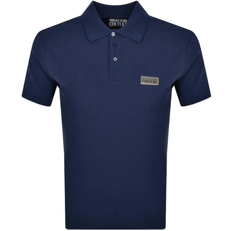 Versace Jeans Couture Polo T Shirt Blue | Mainline Menswear